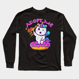 Unicorn adopt me Long Sleeve T-Shirt